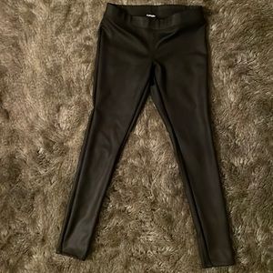 Express leather leggings
